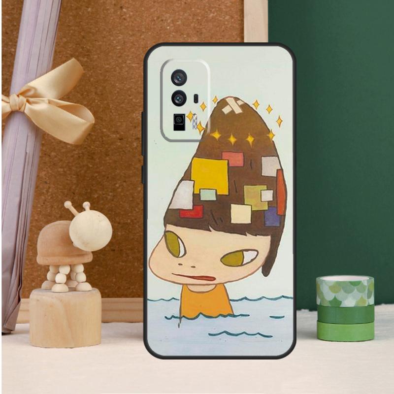 Yoshitomo Nara Case For POCO X6 Pro X3 X4 X5 M6 Pro F5 F3 M5s Xiaomi 13T Pro 11T 12T 12 13 14 Ultra Cover