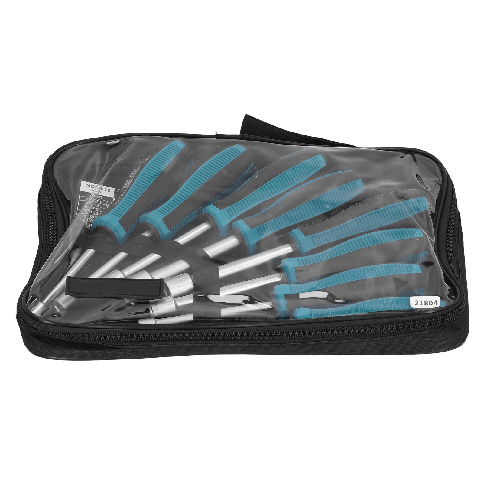 

8Pcs Nut Driver Set Deep Hole Socket Screwdriver with NonSlip Handle Screw Fastening Tool