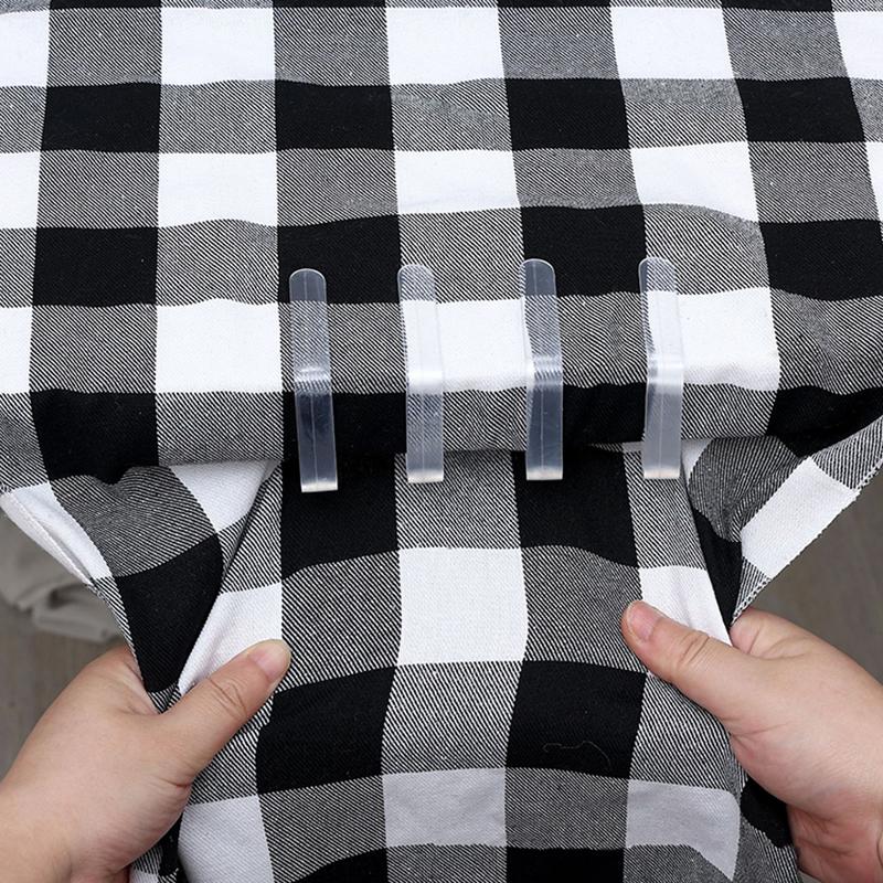 10/20 uds Transparente Antideslizante Clip Pinzas para Mantel Hebilla de Fijación Hebilla de Plástico Hogar Esquina de Mesa Clip para Mantel YFJ010