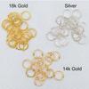 20pcs 6/8/10mm Round Frame Bead Ring Metal Spacer Bead Circle Cap for Jewelry Making DIY Beading Bracelet Necklace Accessories