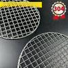 Kashicong 60cm Round Stainless Steel BBQ Grill Net with Double Handles