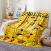 1PC Custom Name Pokemon Patterned Flannel Blanket Suitable For All Seasons for Home Decor Warmth and Comfort Gifts Holiday Present_xia