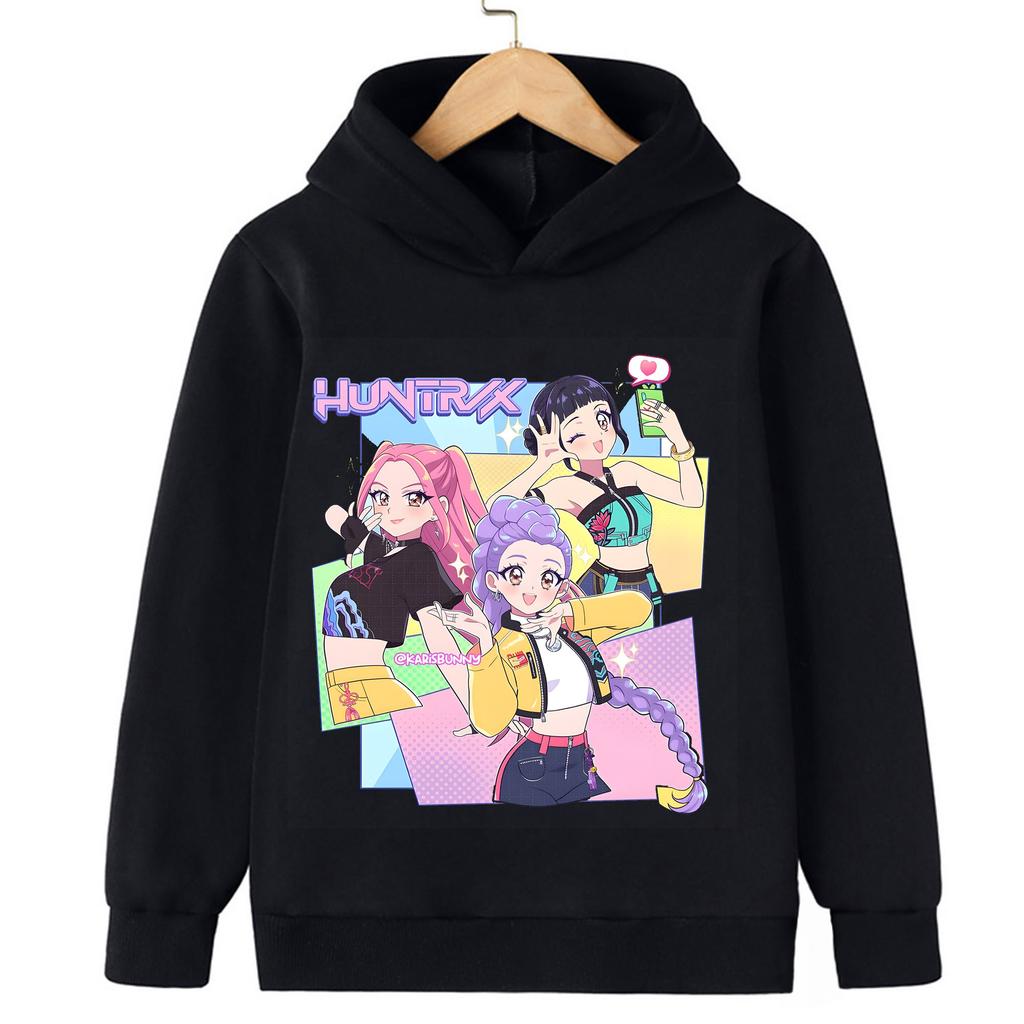 Winter 2025 Kpop Dämonenjäger Bedrucktes Kapuzensweatshirt Harajuku Damenoberteil Mädchen Geschenk Fan Kleidung Mode Pullover Sweatshirt