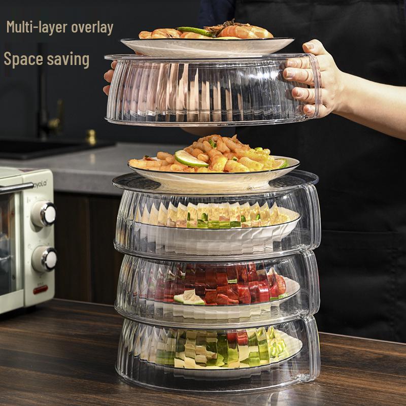 Multi-Functional Dustproof Microwave Food Cover & Anti-Fly Dish Protector