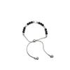 Cat Eye Silver Obsidian Adjustable Bracelet For Men Women Trendy Jewelry Gift