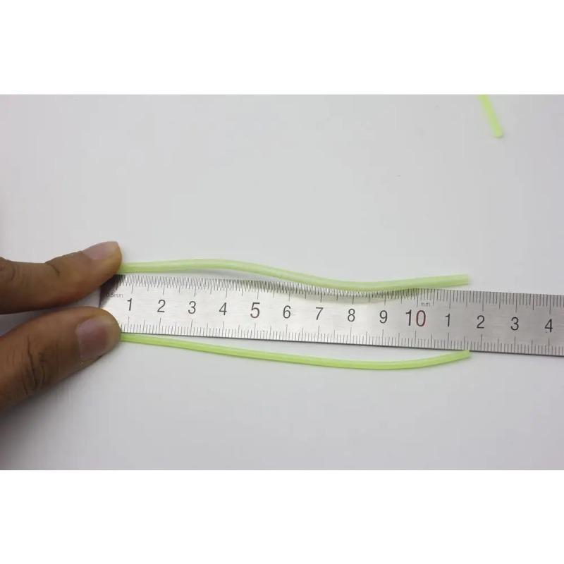 20/60/100pcs Lot Rubber Hose Fishing Balance Tube Anti Winding Noctilucent Super Bright Fishing Sea Fishing Pesca Connector Accessory