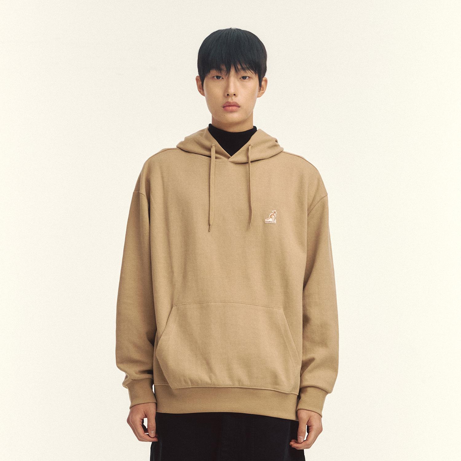 Kangol Logo Patch Hoodie 5150 Beige Beige/S