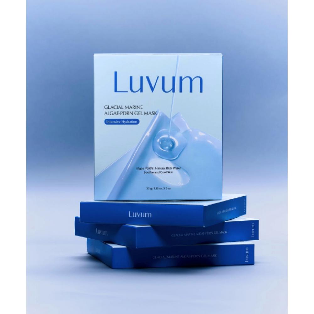 Luvum Ulleungdo Marine Water Pdrn Gel Mask 5 Sheets + Pdrn Serum 30ml + [free] Pdrn Gel Mask 1 Sheet