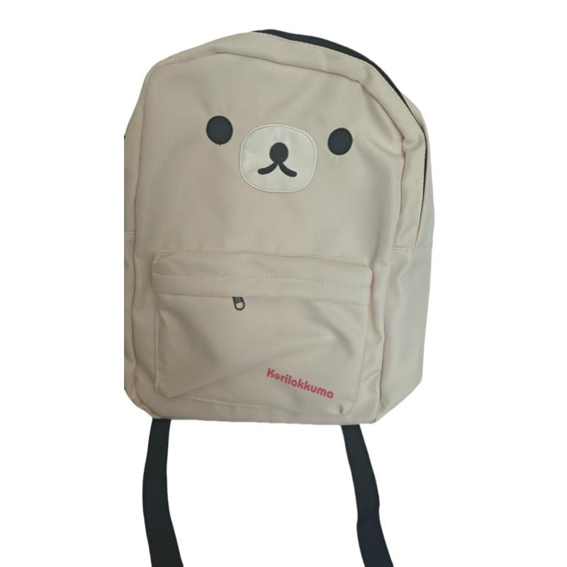 

Каваи Медведь Риллакума Рюкзак Милый Аниме Мультяшный Медведь Коричневый Рюкзак Большой Вместимости Стильный Повседневный Студенческий Школьный Рюкзак Подарок бежевый