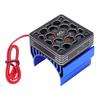 RC Cooling Fan with Heatsink Metal Cover Blue 28000rpm 40mm Motor Fan for 1 8 1 10 RC Car