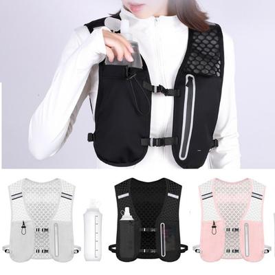 2L Reflective Running Vest Pack Waterproof Water Bottle Storage Vest  Cycling