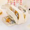 Minimalist Clear Large Pencil Case With Transparent Window For Students And Teens