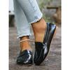 Soft-soled Single Shoes Women's 2025 Autumn New Flat Plus-size One-foot Lazy Beanie Shoes