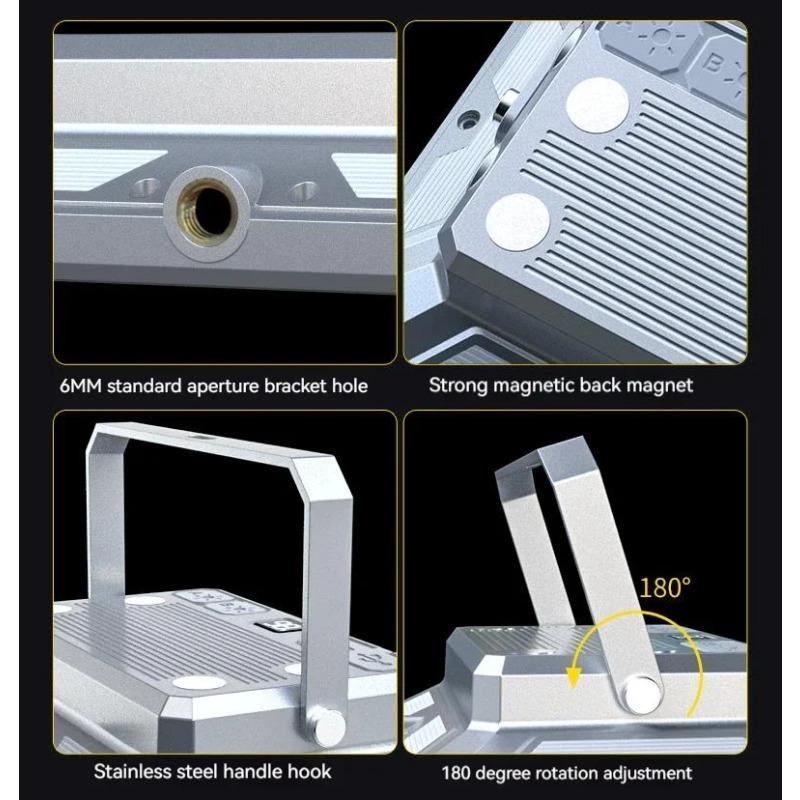 Portable LED Camping Tent Light Rechargeable Searchlight High Power Outdoor Emergency Lighting Waterproof Hanging Night Lamp