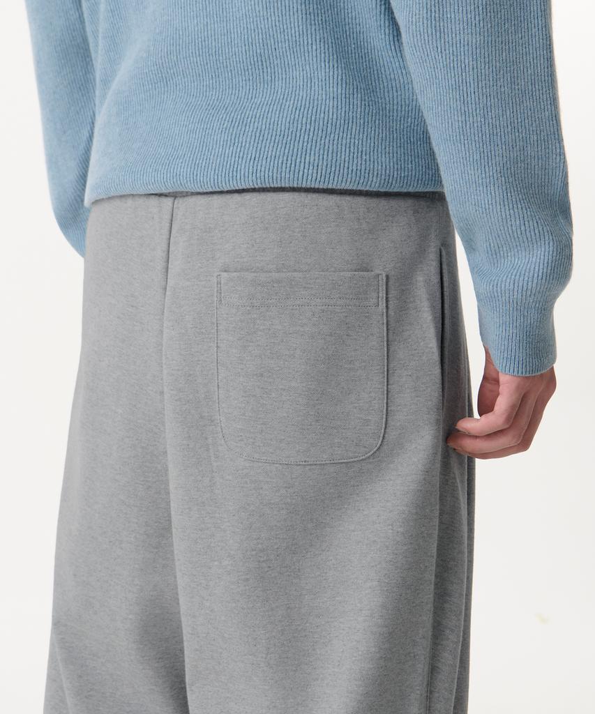 Musinsa Standard Double Knit Two-Tuck Wide Lounge Sweatpants [Medium Grey]