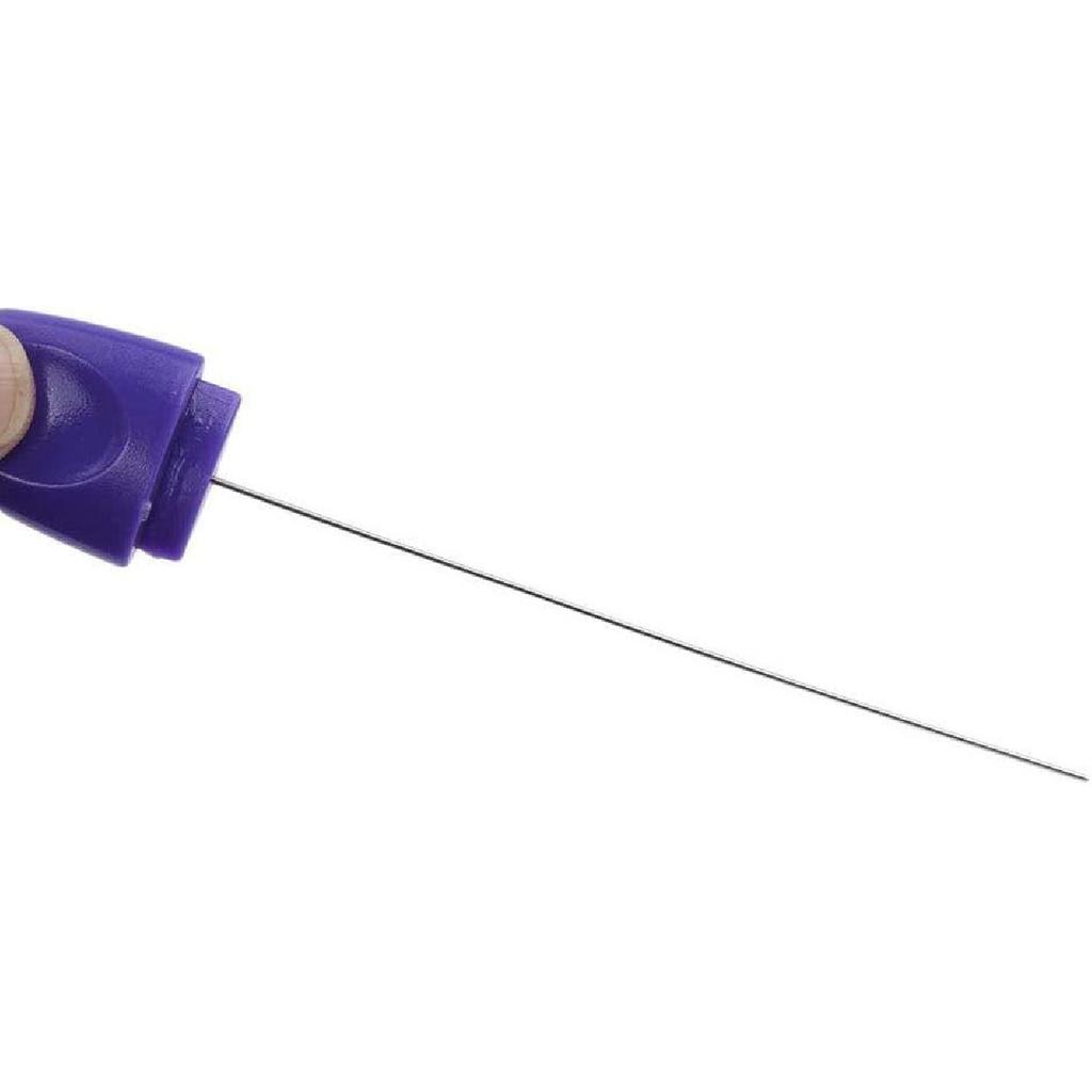 2 Pieces Stainless Steel Reble Cake Testing Needles Probe Skewer Pin Needle for Kitchen Home Bakery Tools with Transparent Cover