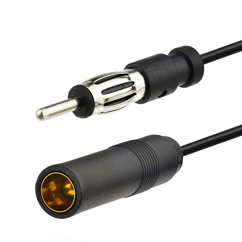 BINGFU Car Radio Antenna Extension Cable 2M Universal Car FM AM Radio Car Antenna