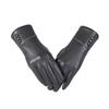 1Pair PU Thermal Gloves Touchscreen Windproof Gloves New Touchscreen Gloves  Outdoor Cycling