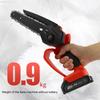 Aoresac Portable 6-inch Electric Chainsaw 550W Cordless Chainsaw with A Detachable 2000mAh Li Battery