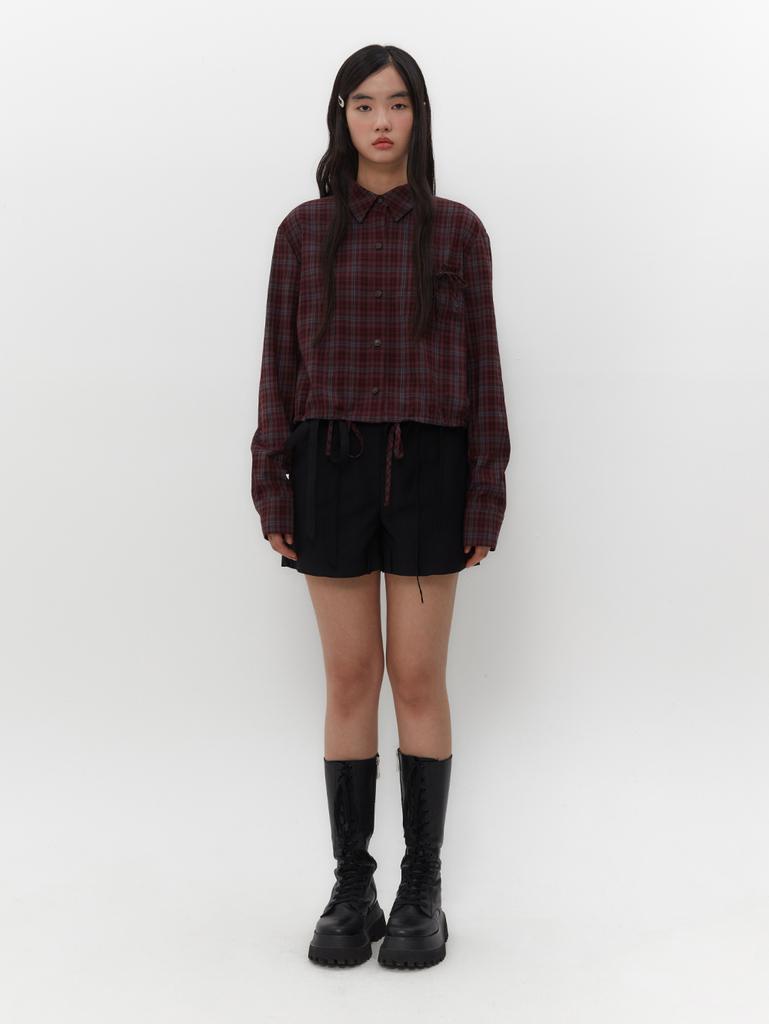 TUOMIO Strappy Shorts [Black]