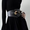 Retro Leather Elastic Belt - Light Luxury & Versatile Waist Chain for Autumn/Winter