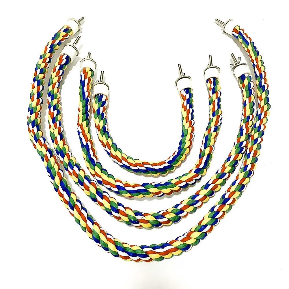 Parrot Perches for Large Birds Hammock Accessories Budgie Cage Accessories Rope Perches for Bird Cages Comfy Toy Parrot Standing Station Climbing Rope