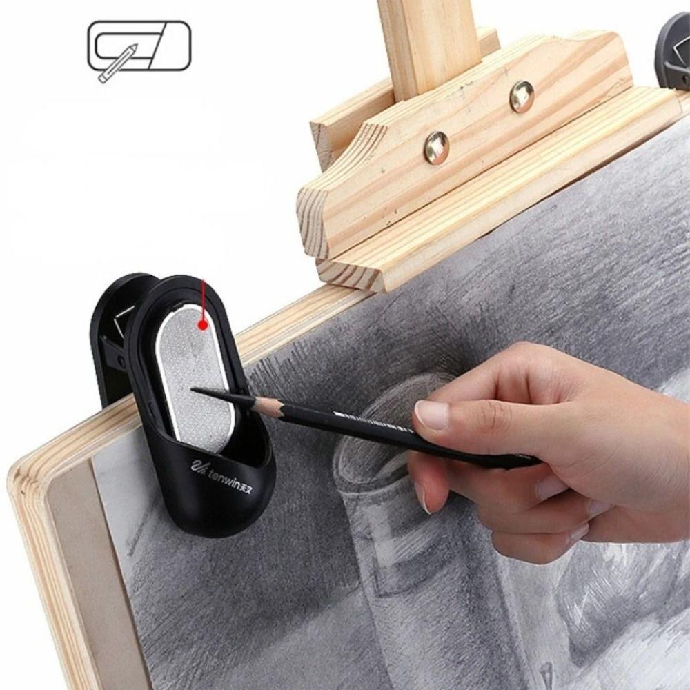 Pencil Sharpen Tools Art Sketch Pencil Graphite with Easel Clip Sharpening Grinding Pencil  School