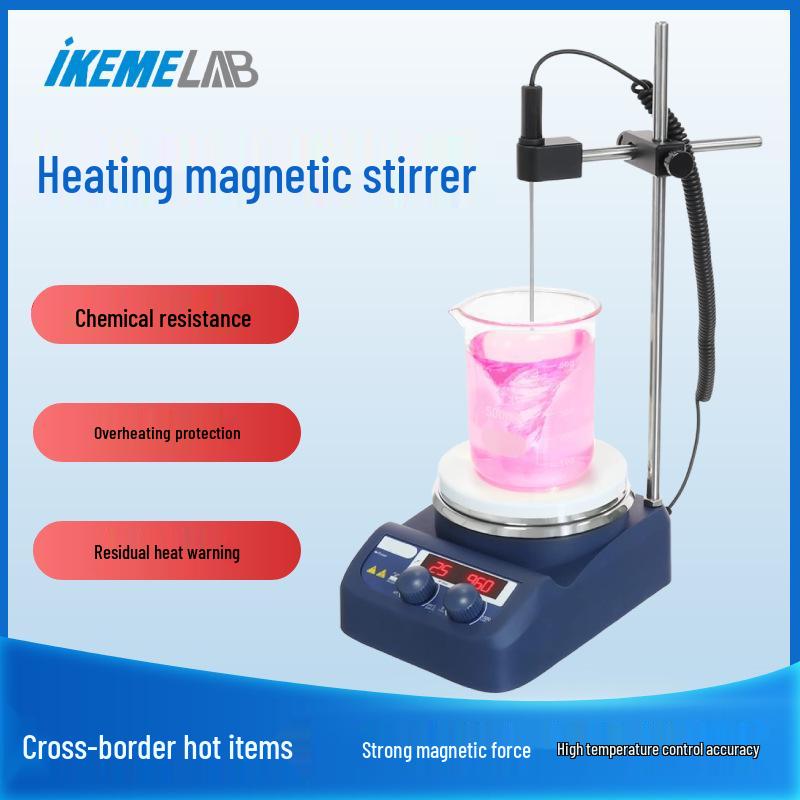 Digital Magnetic Stirrer with Temperature Control and Display