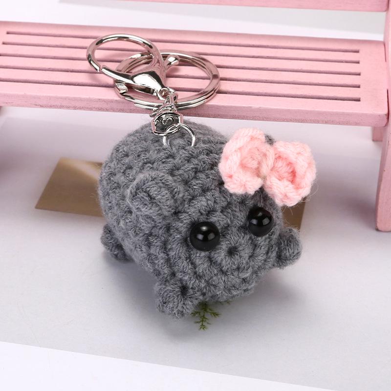 In Stock Sad Hamster Meme Plush Keychain Ornament Handmade Doll