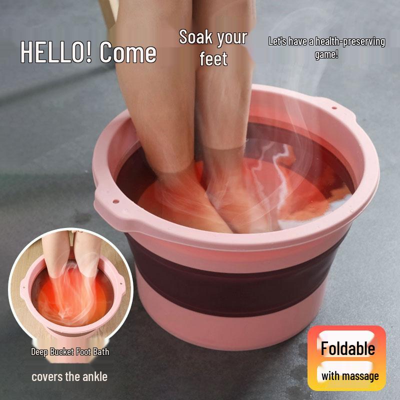 Přenosný izolovaný skládací umyvadlo na nohy pro zimu