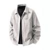 Men S Vintage Style Casual Turn Down Collar Work Jacket Light Fashion Outerwear