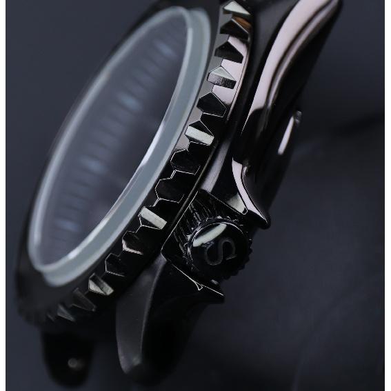 42mmskx007 Polished Case Gold Silver Sapphire Crystal Steel Case Suitable For Nh36nh35 Movement 28.5mm Dial Mods Waterproof 7