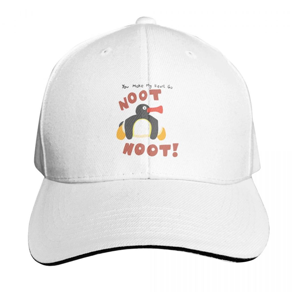 Pingu Noot Noot Logo Angery Pingu Cap Fashion Casual Baseball Caps Adjustable Hat Hip Hop Summer Unisex Baseball Hats