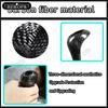 Car gear hood Carbon fibre Shift Knob Gear Side Cover DSG Emblem For Toyota Harrier / Venza