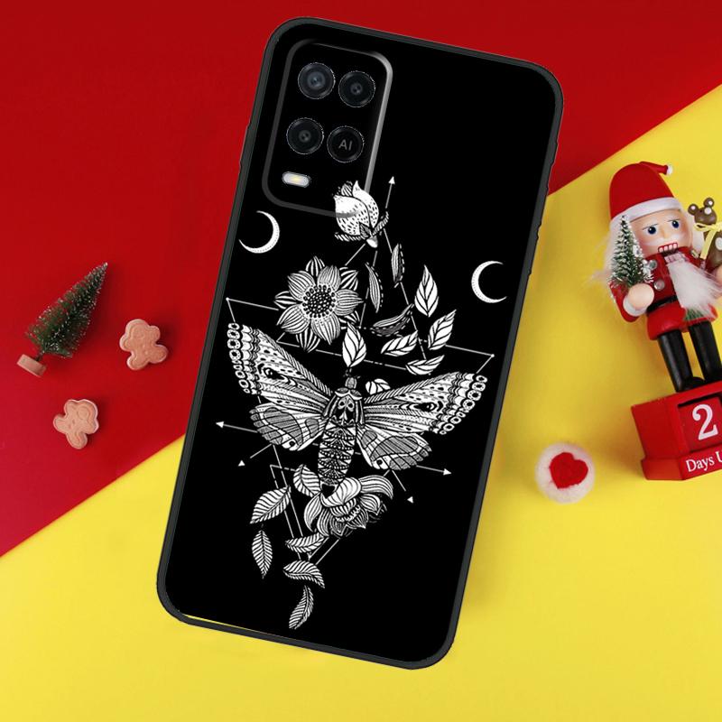 Occult Witchcraft Moon Gothic Witch For OPPO A79 A57 A77 A5 A9 A53S A52 A72 A96 A76 A16 A54 A74 A94 A38 A58 A78 A15 A17 Case