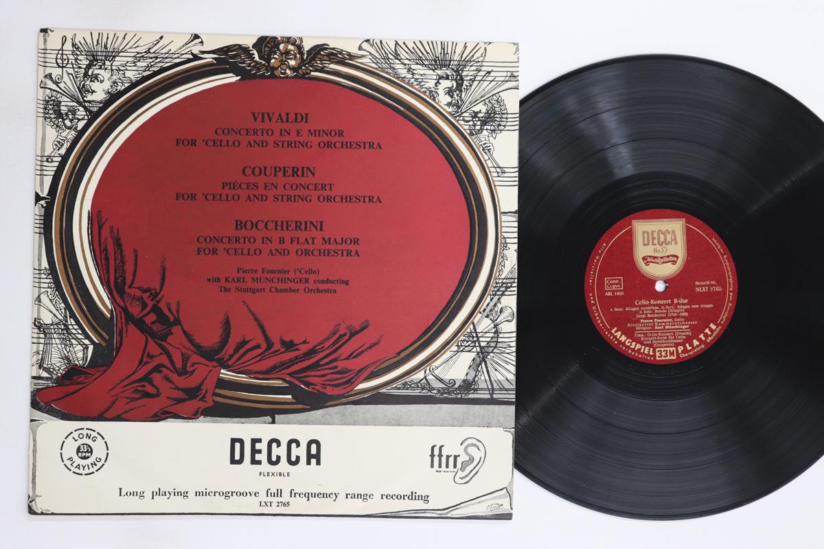 

LP Пластинка ПЬЕР ФУРНЬЕ, КАРЛ МЮНШИНГЕР, Т - Вивальди Концерт ми минор / Coupe LXT2765 DECCA 1954 Германия Классика Б/У