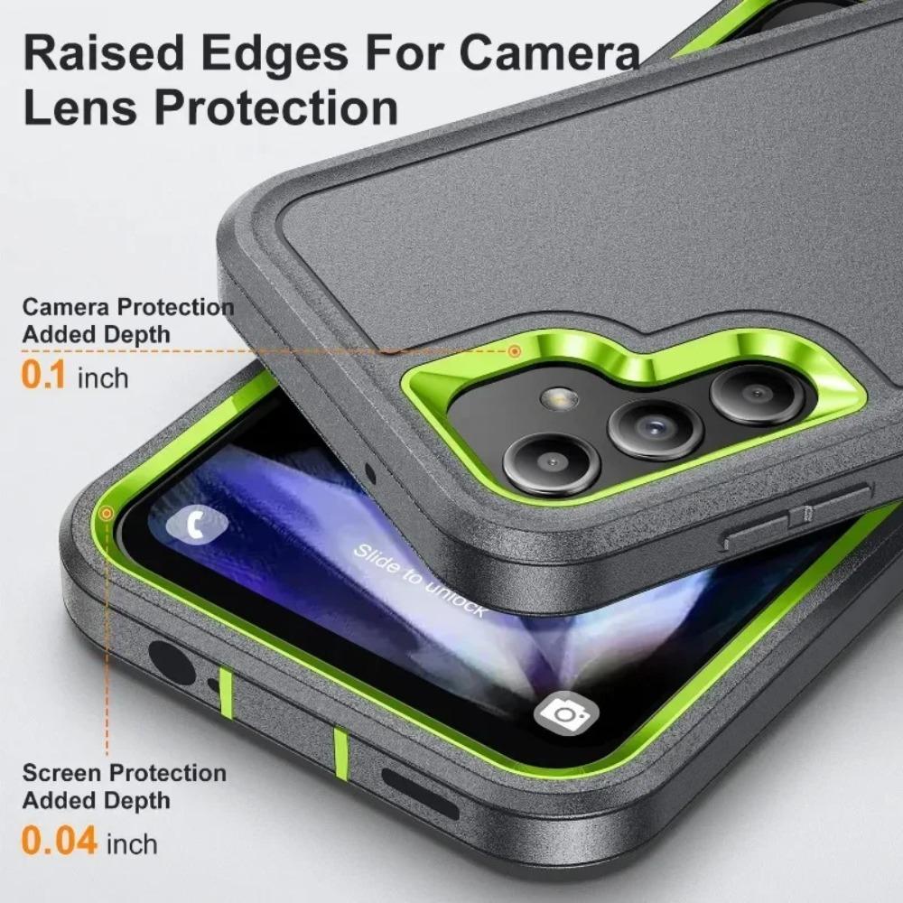 Heavy Duty Protection OTT Armor Defender Case For Samsung Galaxy A17 A07 A56 A36 A26 A16 A06 A15 A54 5G Anti-fingerprint Cover