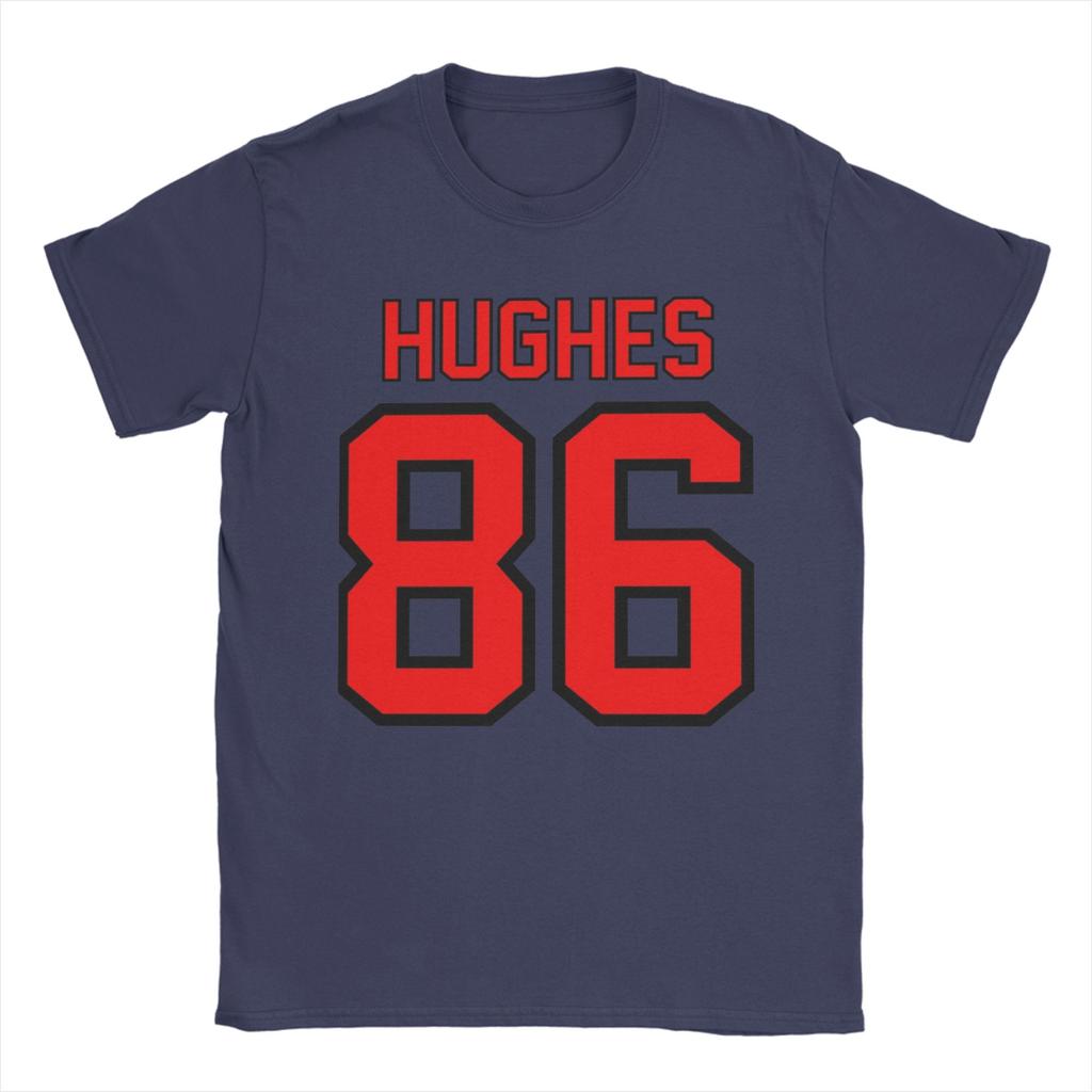 Jack Hughes Retro Unisex T Shirt Vintage Tee Shirt Short Sleeve Round Neck TShirts Pure Cotton Gift Idea Clothing