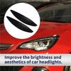 Car Front Headlight Lamp Eyebrows Eyelids Moulding Cover Trims For Opel Vauxhall Astra H MK5 2004 - 2009