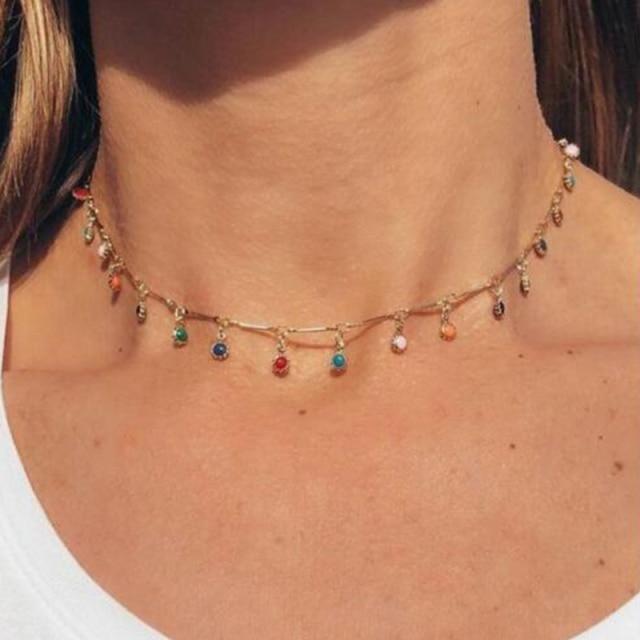 Modish Fashionable Butterfly Crystal Stone Pearl Pendant Necklaces Bold Statement Clavicle Pearl Chain Layered Necklaces Trend Butterfly Collar