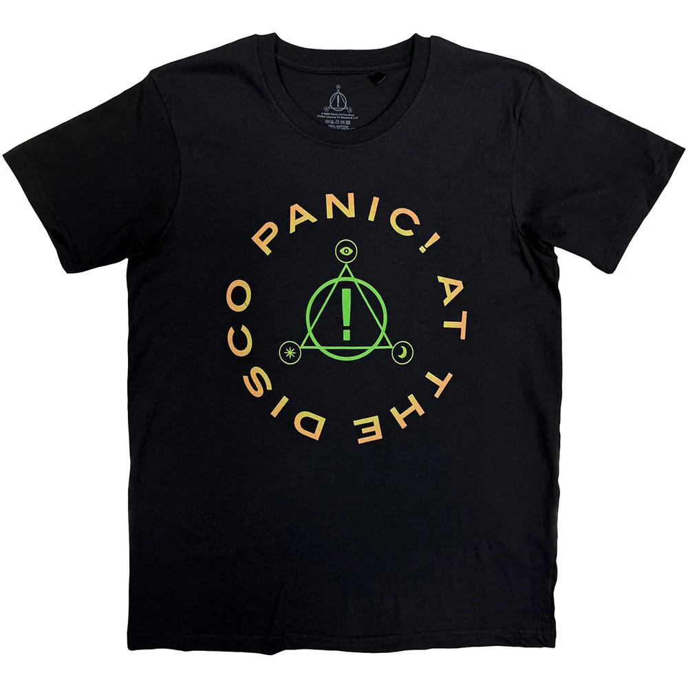Panic! At The Disco T-Shirt: Triangle Circle (Black) OFFICIAL NEW XXXXL