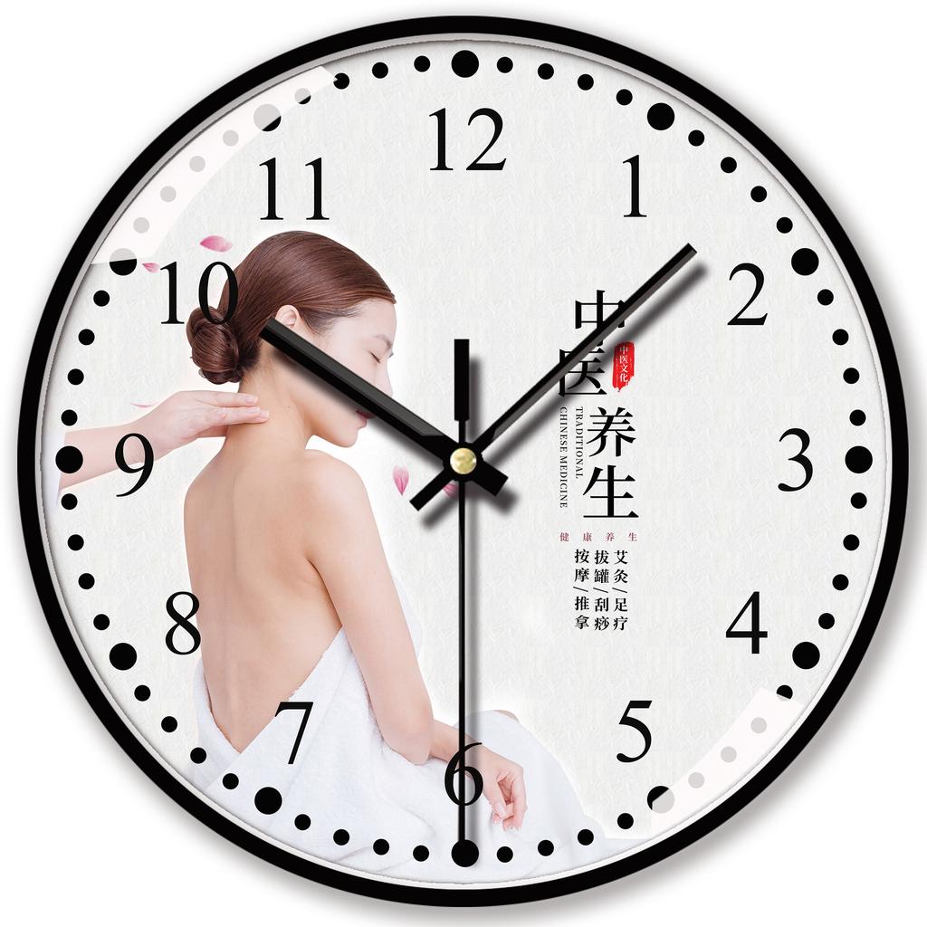 10 Inch 25cm Wall Clock for Home Health Club, Stylish and Stylish Decoration on The Clock Wall, Simple Wall Hanging