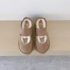 Cowhide Velvet-Lined Women's Winter Mary Janes with Thick Soles