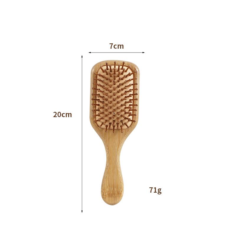 Portable Nanzhu Air Cushion Massage Comb - Detangling, Anti-static, Hair Care Comb for Straight Hair.
