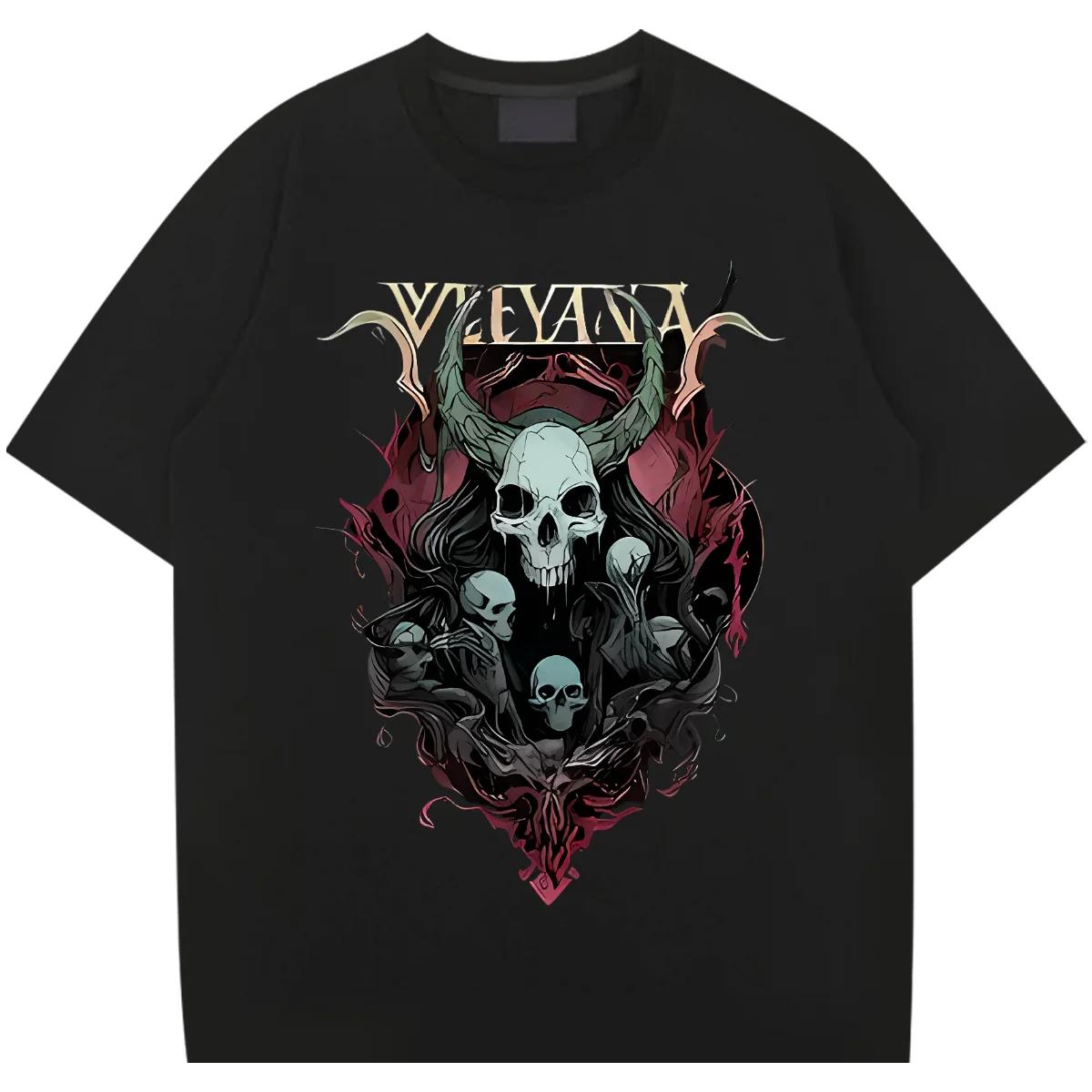 

Винтажные эстетичные топы с круглым вырезом, унисекс, графическая футболка с принтом, новинка 2024 года, всесезонная одежда, горячая распродажа, XXXL, слегка эластичная рубашка XXXXXL чёрный