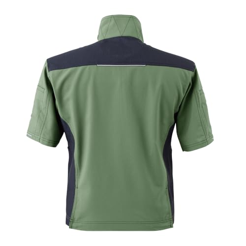 CO-COS ANDARE SCHIETTI A-9070 Stretch Short Sleeve Jacket, Size SS-LL (Size 13 Black, M)