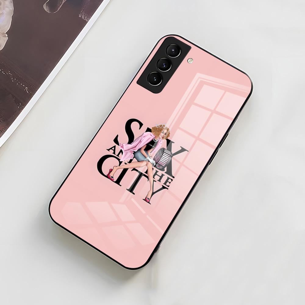 S-Sex And The City TV Phone Case For Samsung A56 A36 A26 A16 A15 A25 A35 A55 A14 A34 A24 A54 Glass Case