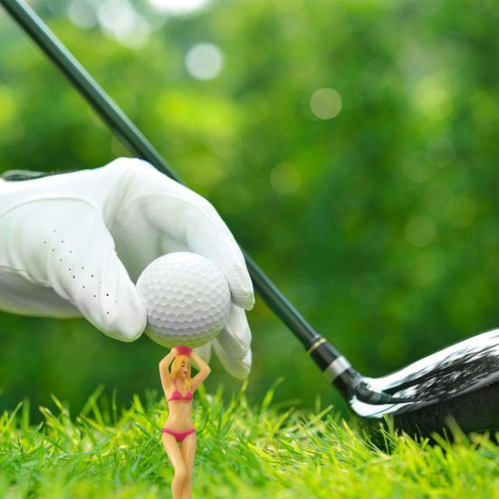 Bikini Beauty Plastik Golf Tee, Badeanzug Damen Golfballhalter, Golf Trainingshilfe Tee für Indoor Outdoor Driving Range
