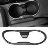 1pc Car Front Water Cup Frame Decoration Cover Trim for MG ZS 2017 2018 Carbon Fiber