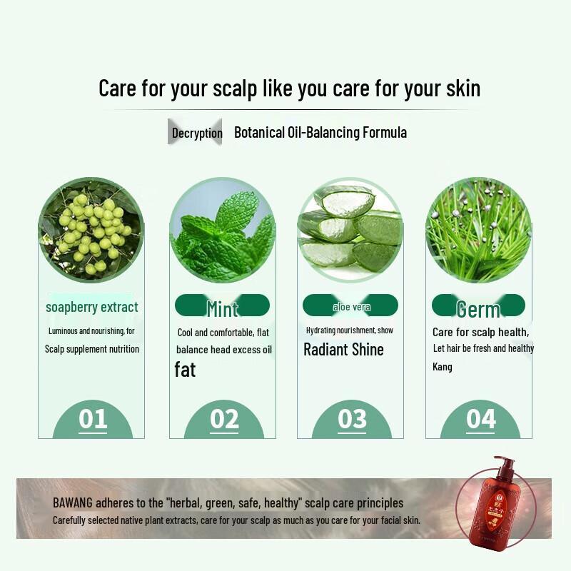 Bawang Soapberry Oil Control Shampoo